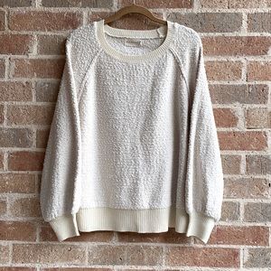 Dreamers Cream Colored Popcorn Sweater